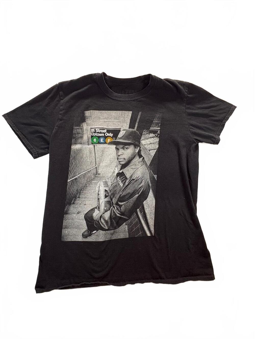 Ice Cube Black Graphic T-Shirt Size M